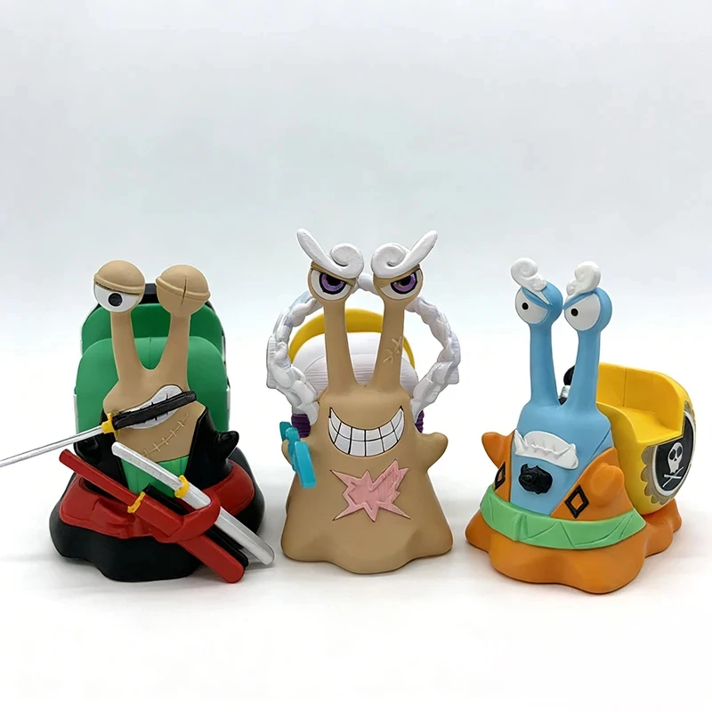 Support de manette de jeu One Piece Den Den Mushi pour PS4/PS5/Xbox/Switch, support universel pour manette, figurine d'anime, décoration de bureau, cadeaux mignons