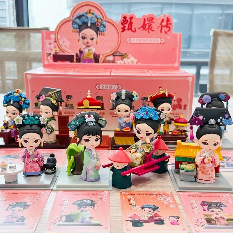 

Legend Of Zhen Huan V4 Series Blind Box Chinese Style Peripherals Cute Anime Figure Desk Ornaments Mystery Room Collectible Gift