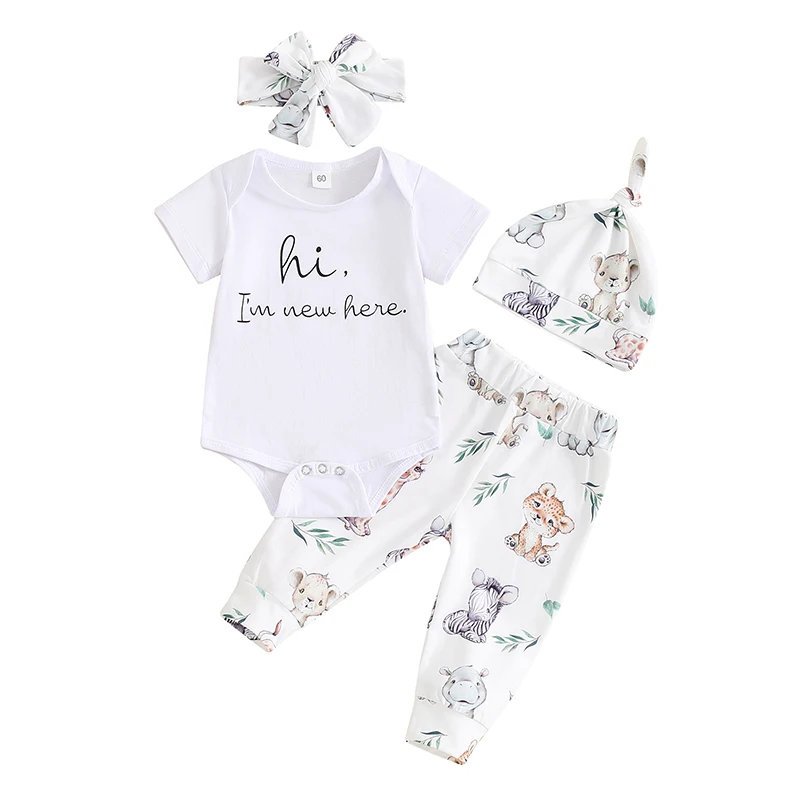 Animal Print Baby Outfit Set 2