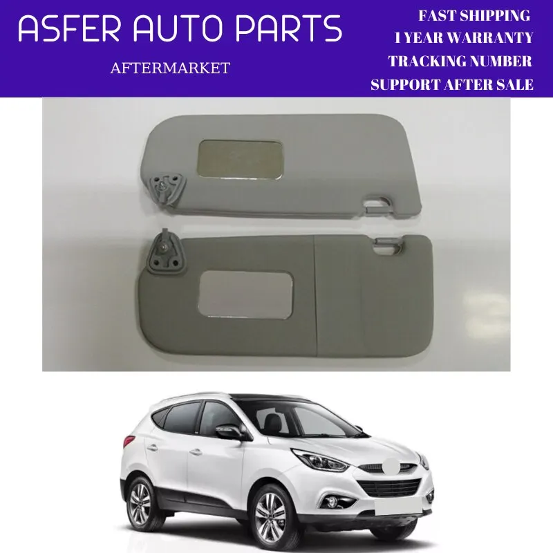 İnterior Sun Visor For Hyundai İX35 2010-2015 Left Right 2 Pcs Set High Quality Fast Shipping Oem 852102S020OM