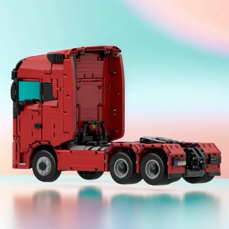 2636pcs MOC Heavy Truck FH16 6X4 Technical Vehicle Engineering Model Building Blocks Design Collection Parts Custom DIY Toy Gift