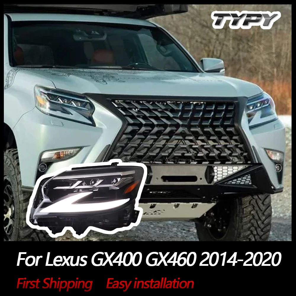 

TYPY Car Light For Lexus GX400 GX460 2014-2020 Headlight LED Projetor head Lamp Daytime Running Light Automotive Accessories