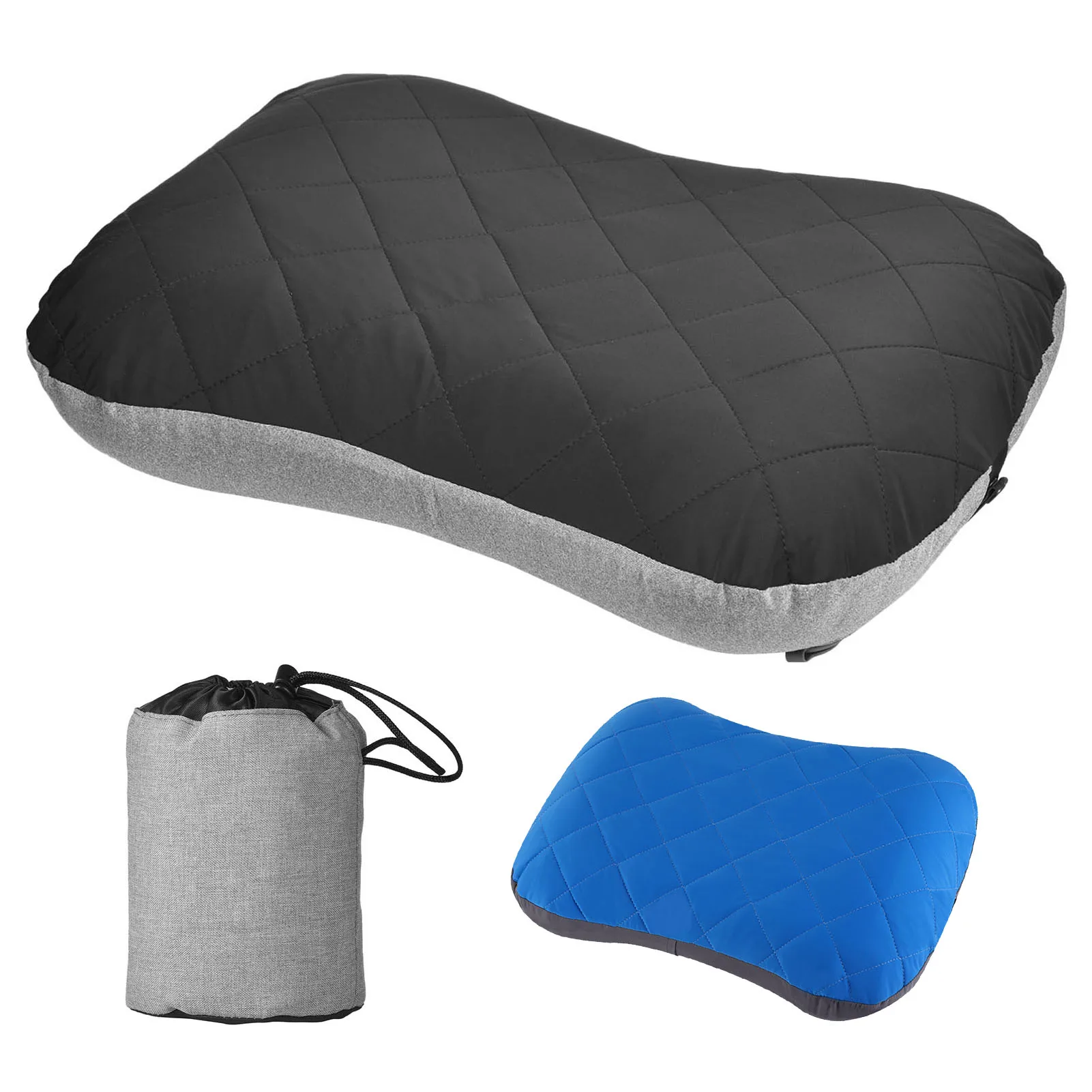 Camping Pillow Ultralight Inflatable Cushion Travel Pillow For Neck Lumbar Support 1