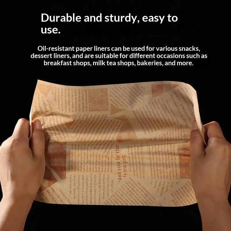 50 Sheets Baking Paper Roll Heat Resistant Waterproof Greaseproof Nonstick For Cooking Grilling