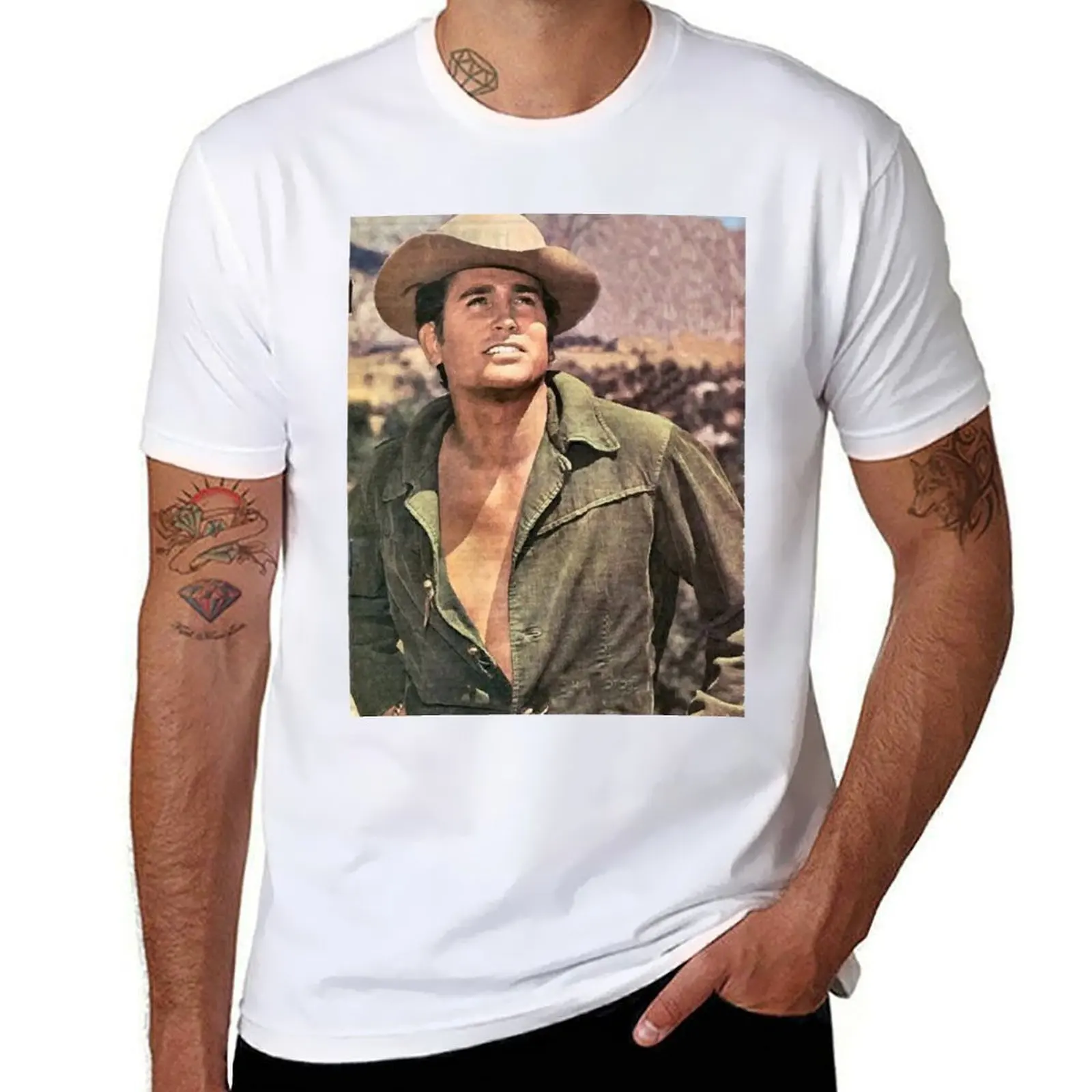 

Vintage joe bonanza T-Shirt men t shirt cotton 100% man tshirt t shirts for man cotton soft T-shirt
