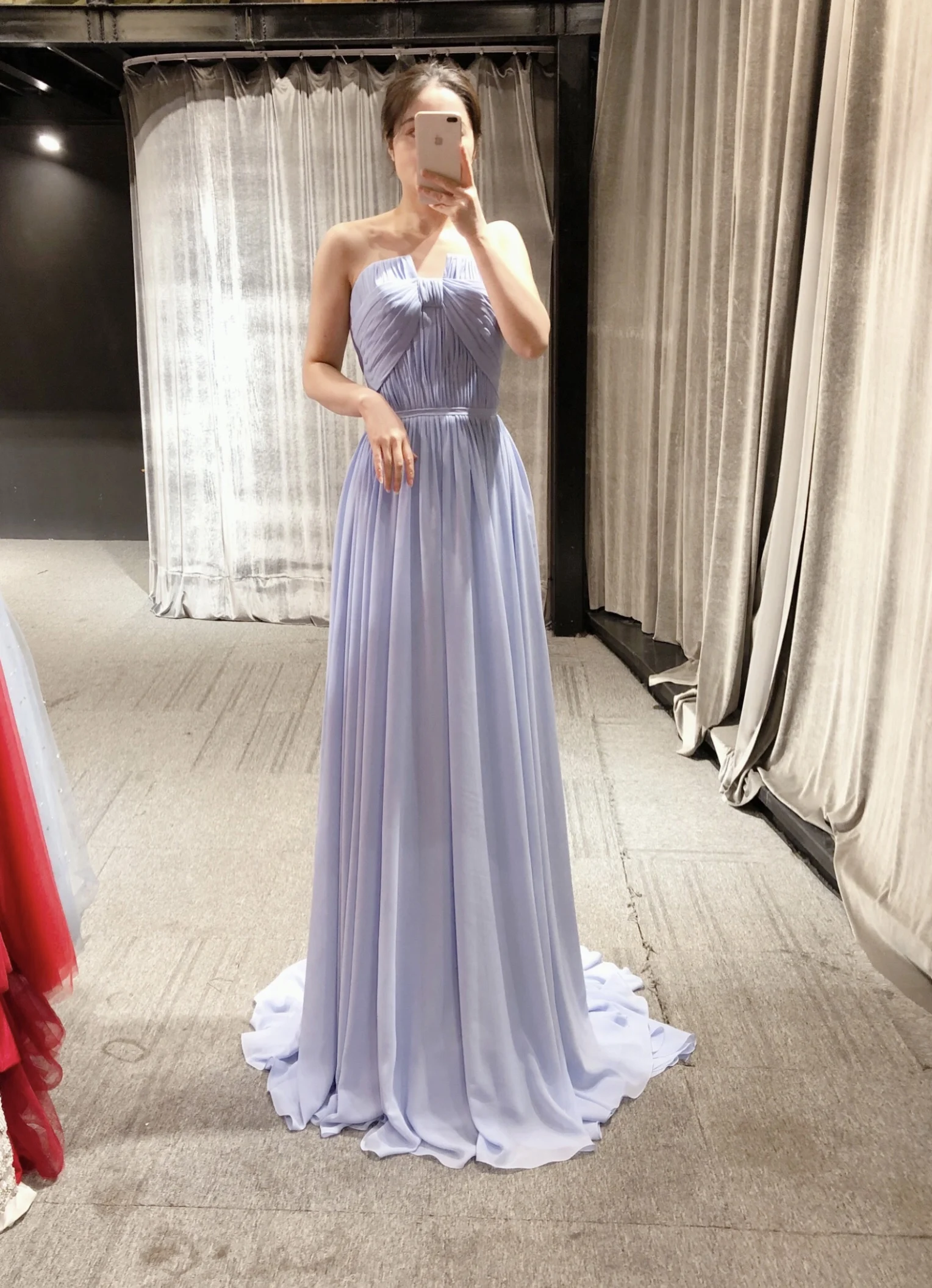 Customized Elie Saab Lilac Light Purple Strapless Pleated Cute Pretty  Custom Made Floor Length Evening Dress 2025 New - AliExpress 320