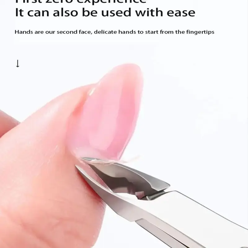 Stainless Steel Nail Scissor Steel Push Nail Art Tool Set Stainless Steel Nail Barb Scissor Nail Remover Skin Eliminator Pliers image 2
