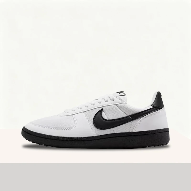 

Модные повседневные скейтерские кроссовки Nike FieldGeneral Minimalist с низким верхом и противоскользящей подошвой для женщин, белые и черные, FZ5593-105