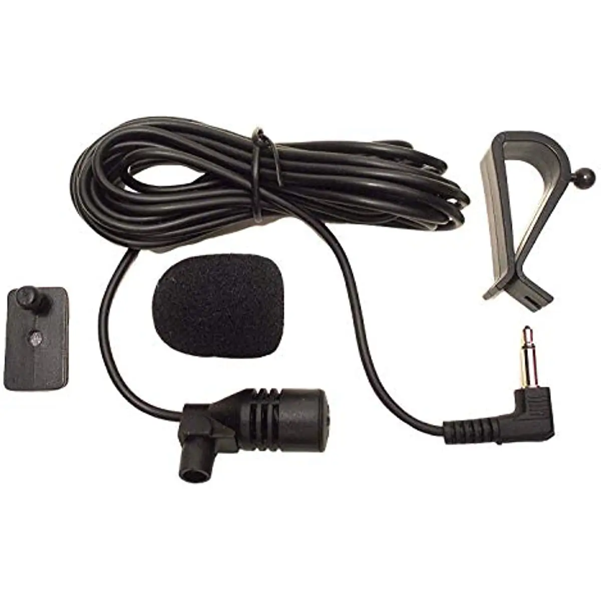 2PCS FingerLakes 3.5mm Microphone Assembly Mic for Car Vehicle Head Unit Bluetooth Enabled Stereo Radio GPS DVD