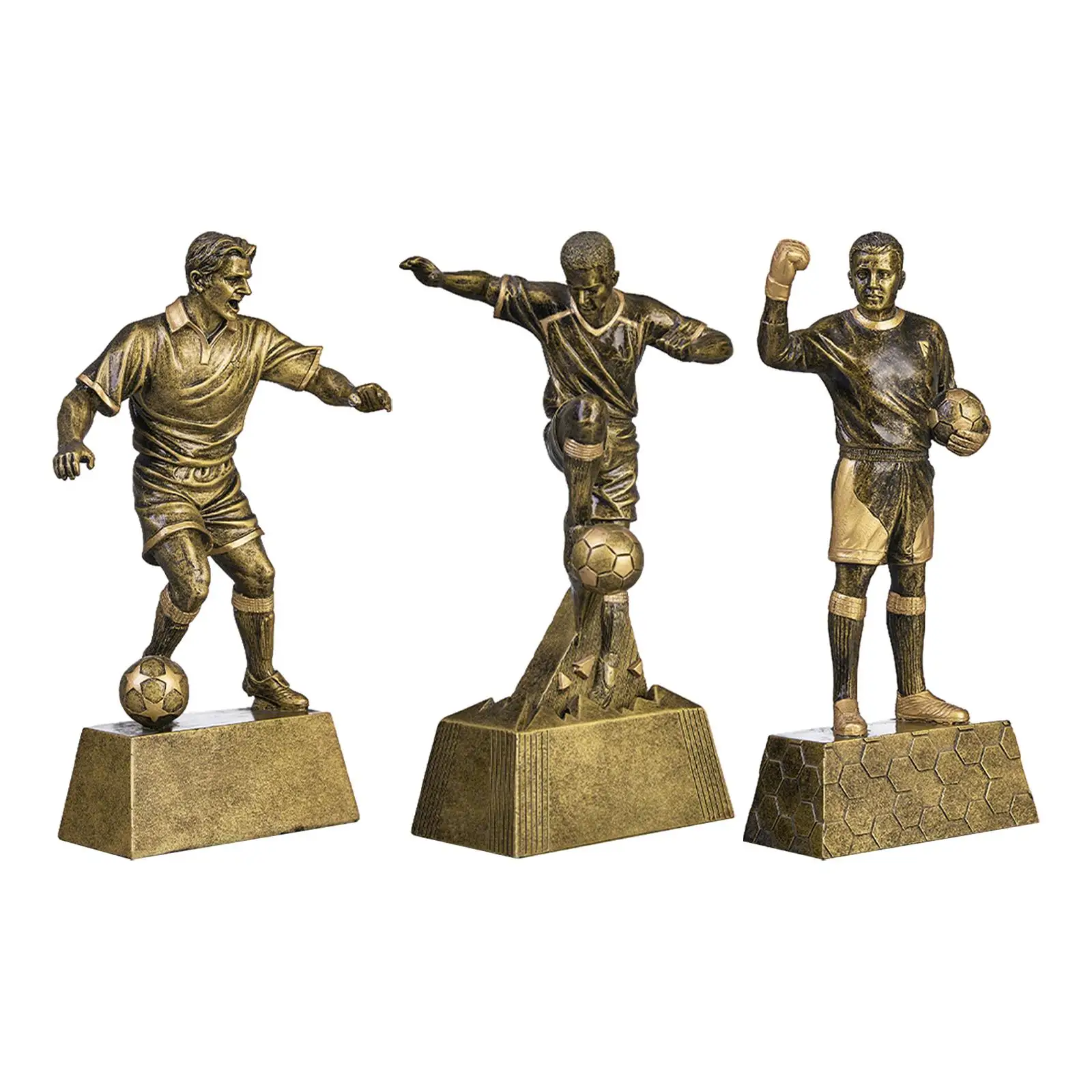 

Статуя футболиста, настольный орнамент, фигурка персонажа, скульптура, декоративная фигурка для книжной полки, входа в гостиную