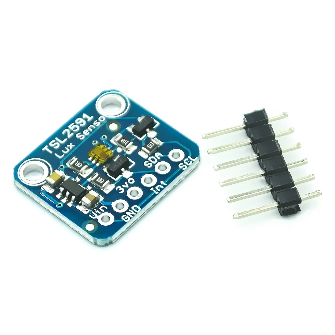 

TSL2591 IIC I2C Модуль датчика освещенности Цифровая плата высокого динамического диапазона TSL25911FN 3,3 В 5 В Diy Electronic