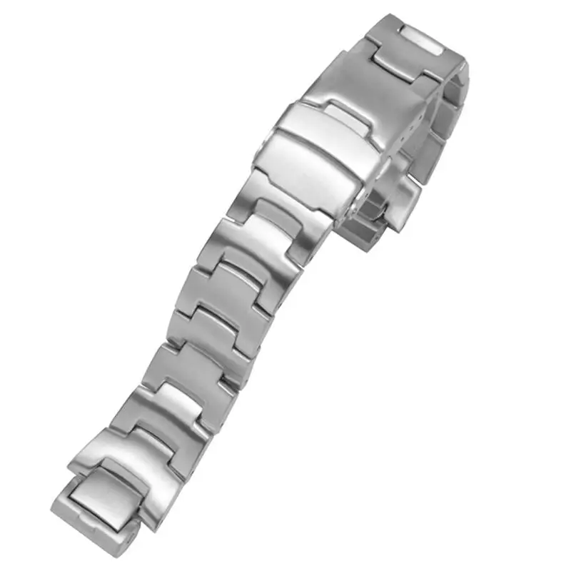 

PCAVO Stainless Steel Watchband For PRW-3000\3100\6000\6100 Series Dedicated Interface Wrist Straps 22*16mm Bracelet