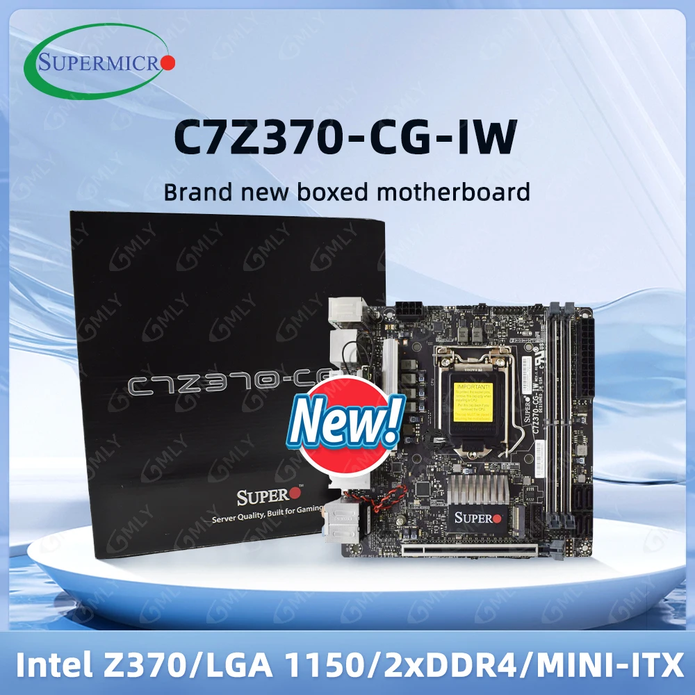 SUPERMICRO MBD-C7Z370-CG-IW-O Intel Z370 Mini ITX Motherboard LGA