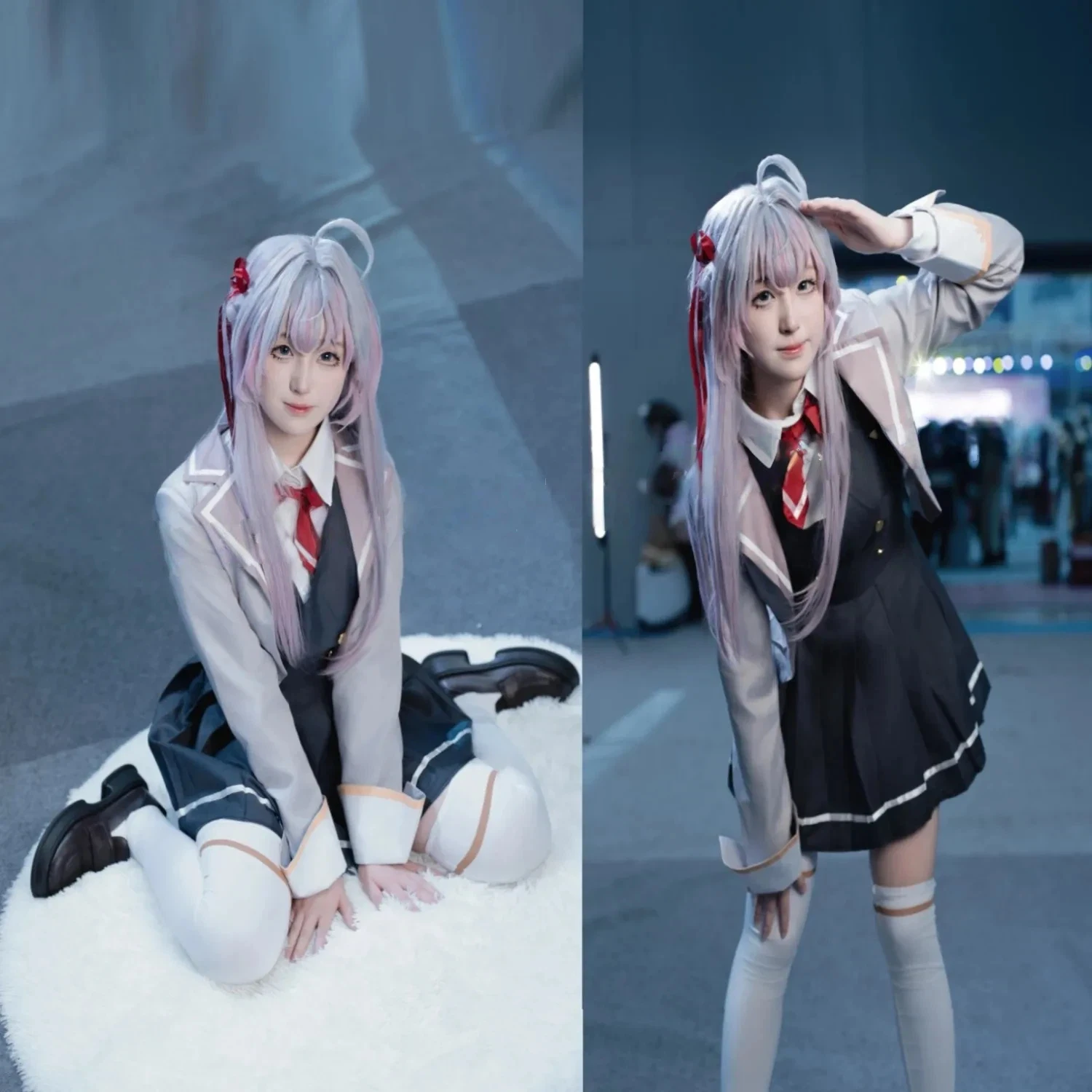 Anime Alya Sometimes Hides Her Feelings in Russian Alisa Mikhailova Kujou Cosplay Costume wig Jk Yuki Suou cos Halloween Costume