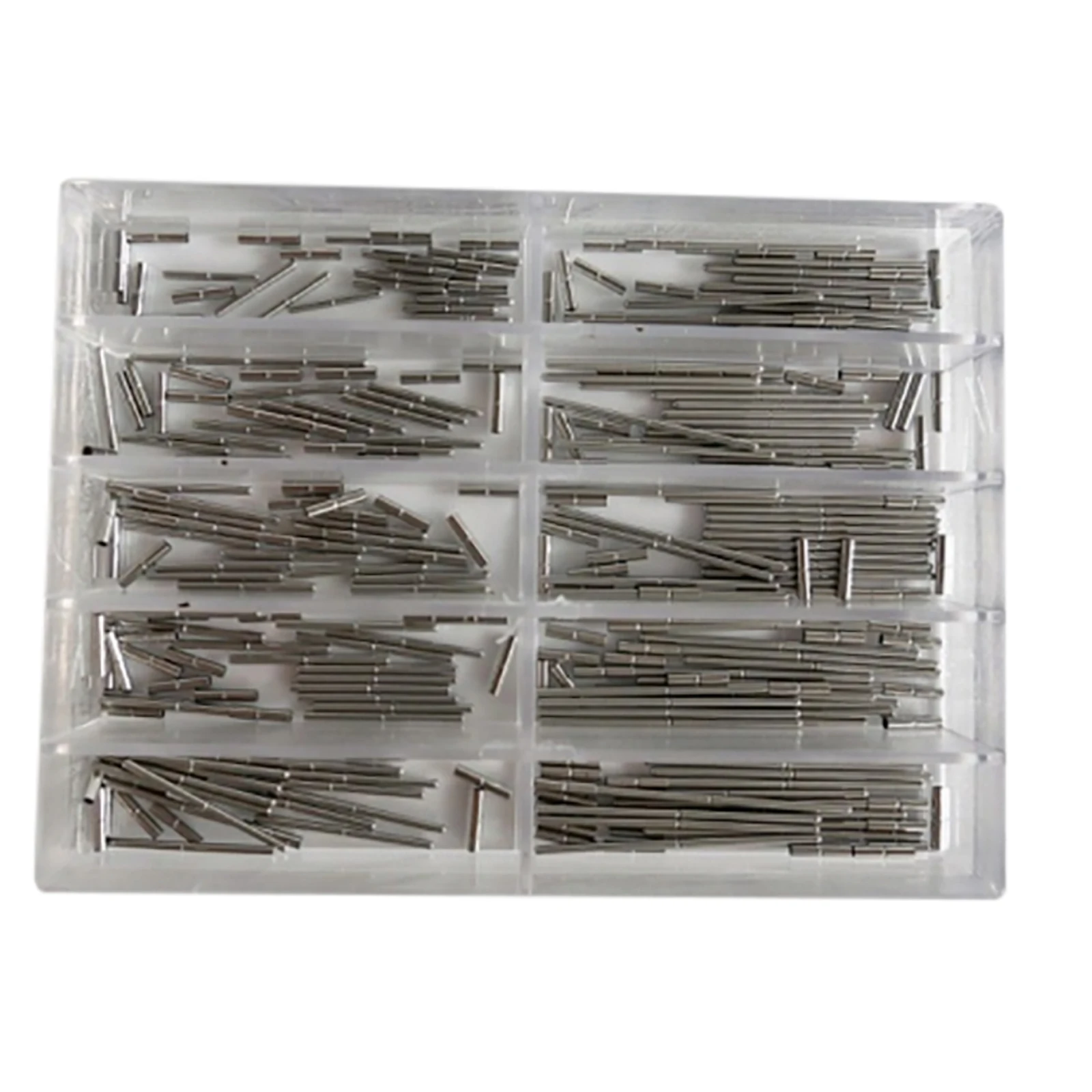 Watch Parts 1.2mm Steel Notched Tube With 0.9mm Capsa Pin 10-28mm Assortment Box For Watch Band Bracelet Strap Repair Parts