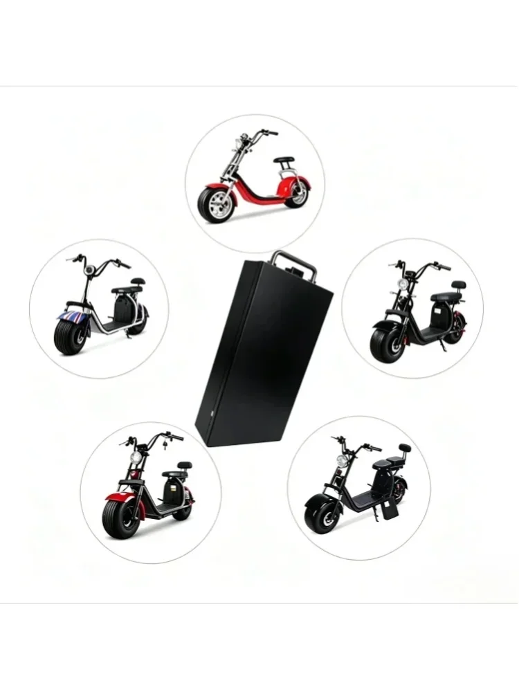 60V 20AH-60AH Lithium-Batterie für Citycoco-Roller, perfekte Passform, integriertes BMS, wasserdicht, 10 Stunden lange Akkulaufzeit, kostenloses Ladegerät, schneller DHL-Versand