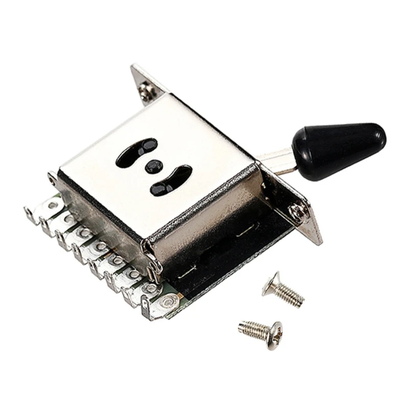 Electric Guitars 3 Way Pickups Selector Switches Shifter Conversion Guitar Pickups Lever Switches Set with Tip Knob