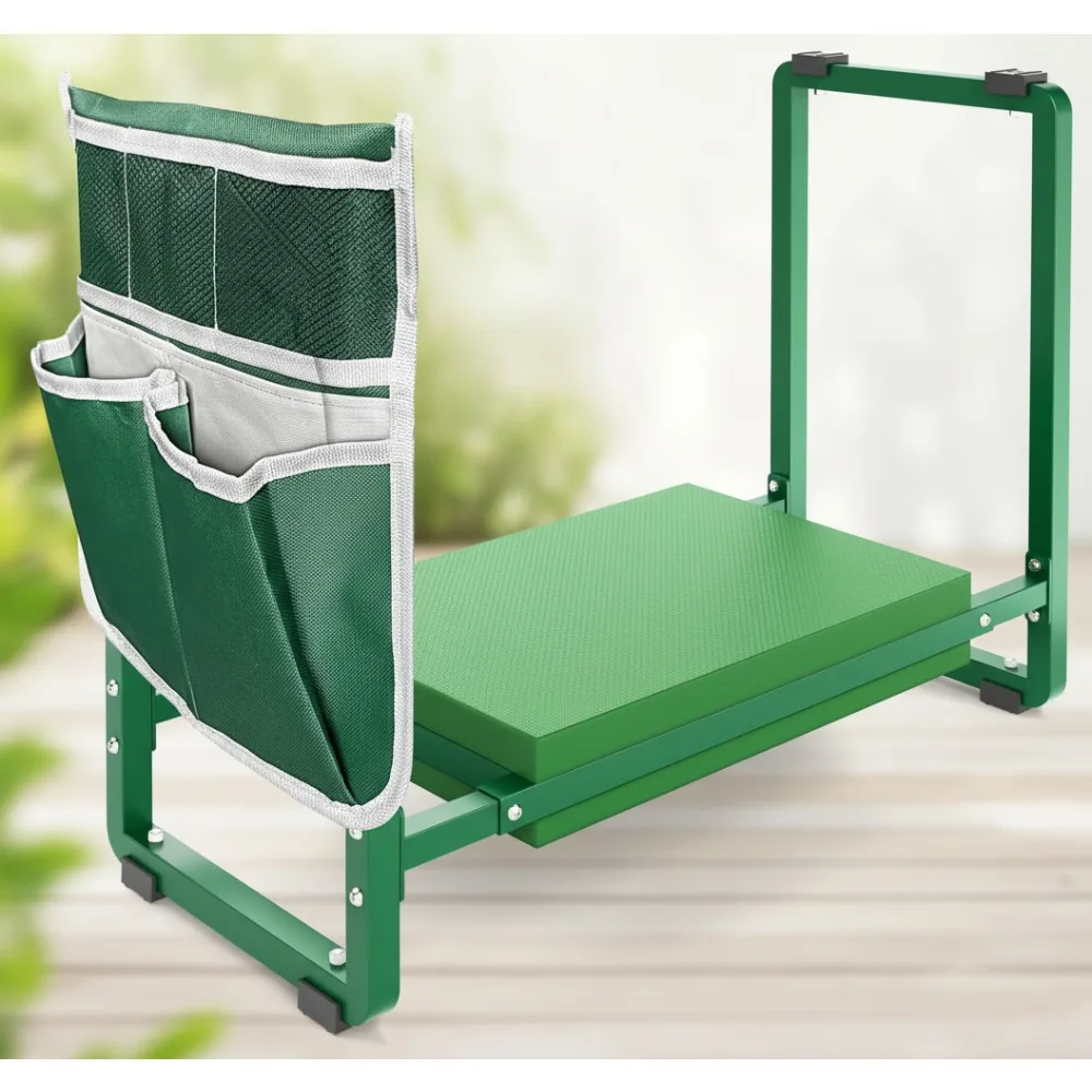 

10.2" Wide Garden Kneeler and Seat - Heavy Duty Thick Cushion for Kneeling & Sitting, Multifunctional Bench for Women Seniors
