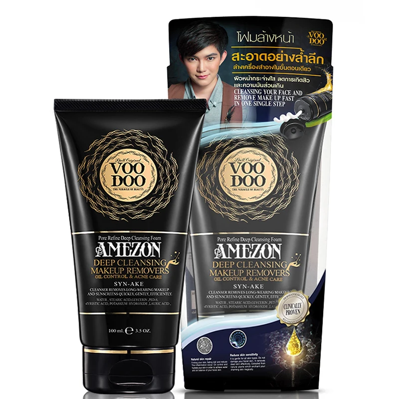 غسول الوجه VOODOO Thai Snake Toxin 100 مل، التنظيف العميق والتحكم في حب الشباب، مزيل المكياج #4