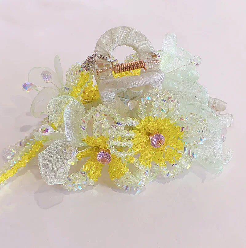 new-exquisite-crystal-flower-hair-clip-headband-chinese-style-back-head-shark-clip-hairpin-women-sweet-hair-claws