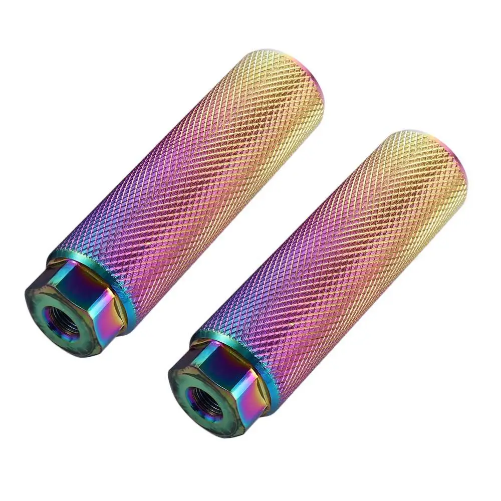 AliExpress NONE Parts Cycling Anti-Skid BMX Pegs Mountain Bike 3/8'' Axle Bike Pegs Cycling Stunt Pegs Bike Footrest Lever Bicycle Pedals