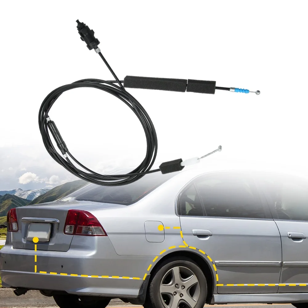 Cable de liberación de tapa de puerta de combustible para maletero de coche, para Honda Civic 4 puertas 2001 2002 2003 2004 2005 74880-S5A-A01, 74880-S5A-A02, 74880-S5A-305
