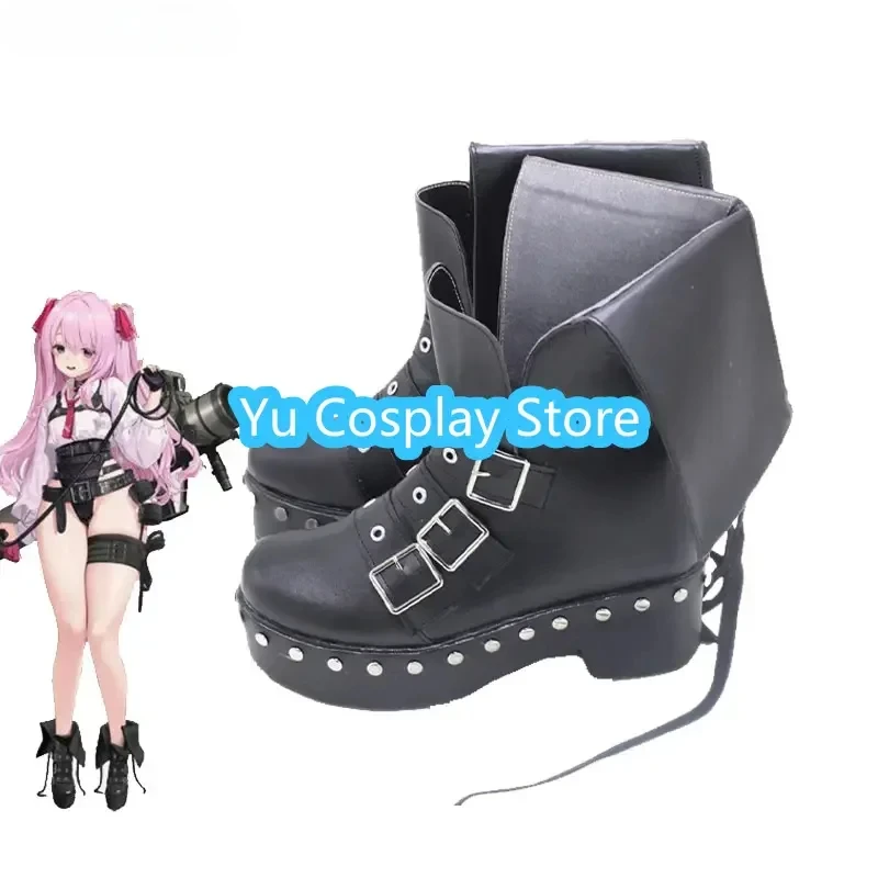 Yuni Cosplay Shoes Game NIKKE The Goddess of Victory Cosplay Boots Halloween Carnival Props PU Shoes Custom Made