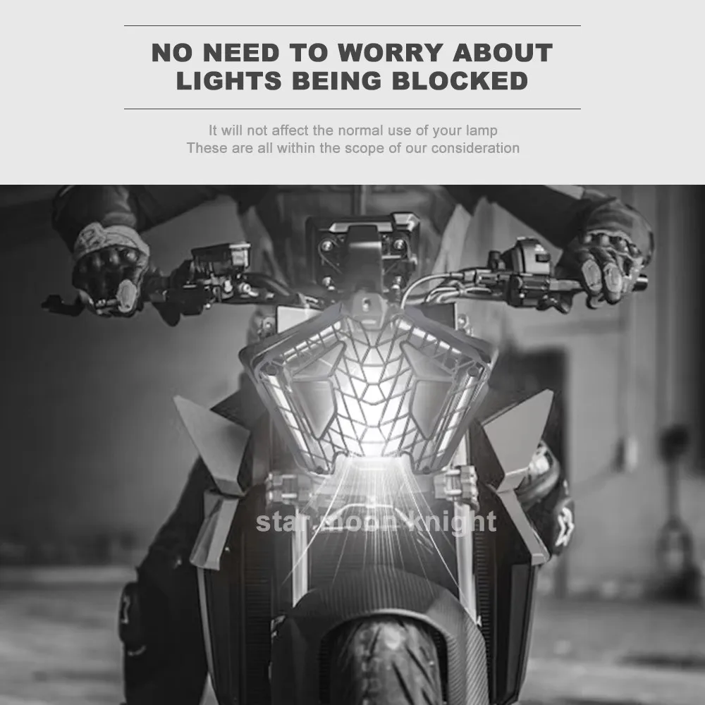 Motorcycle Headlight Protector Grille Guard Cover Protection For 1390 Super Duke R Evo SuperDuke 1390 R 2024 2025 2026