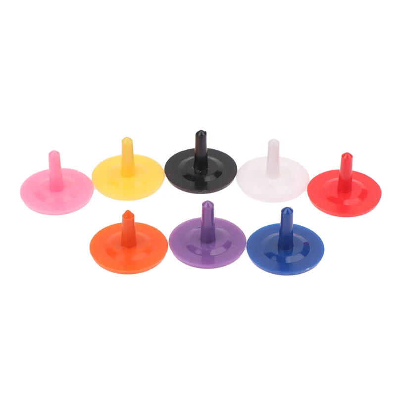 

(LA)[LA]20Pcs Assorted Color Golf Ball Mark Portable Round Shaped Plastic Golf Ball Position Markers Equipment For Golfers