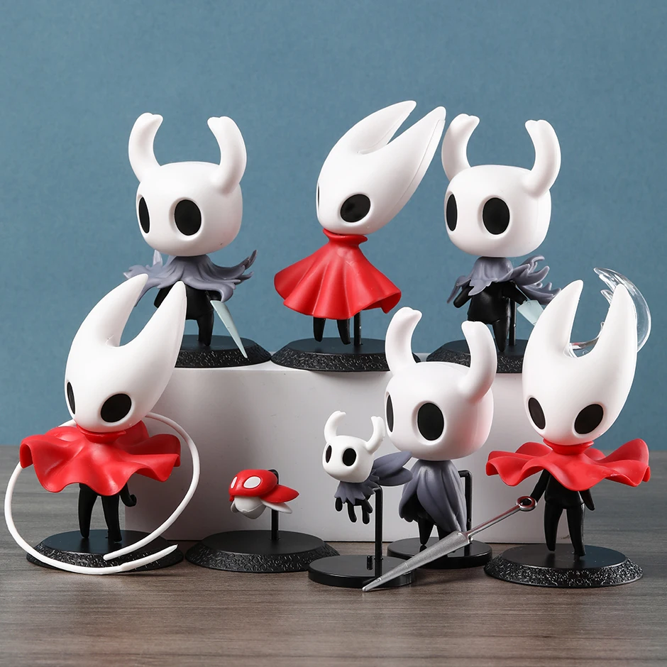 Hollow Knight The Knight Quirrel Q Figurine Figures Model Dolls Toys 8pcs/set