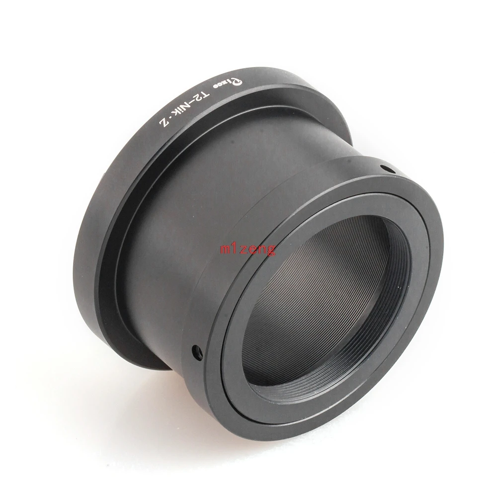 T2-N/Z Adapterring für T2 T-Mount-Objektiv an Nikon Z Z5 Z6 Z7 Z9 Z30 Z50 z6II z7II Z50II Z fc N/Z Vollformatkamera