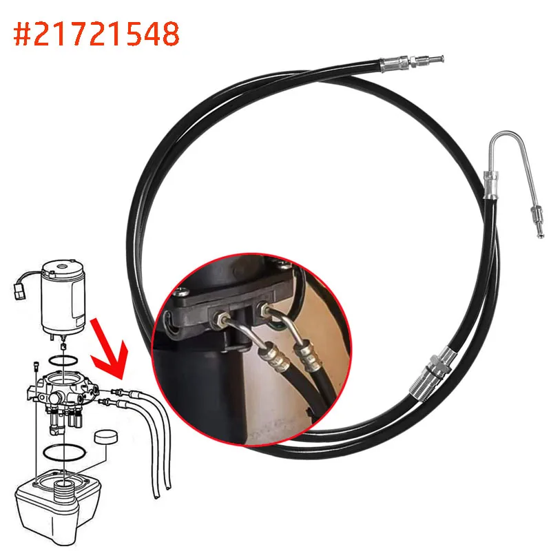 

21721548 , 3809559 Power Trim Pump Hose Hydraulic Hose Fit For Volvo Penta DPH DPR Stern Drives