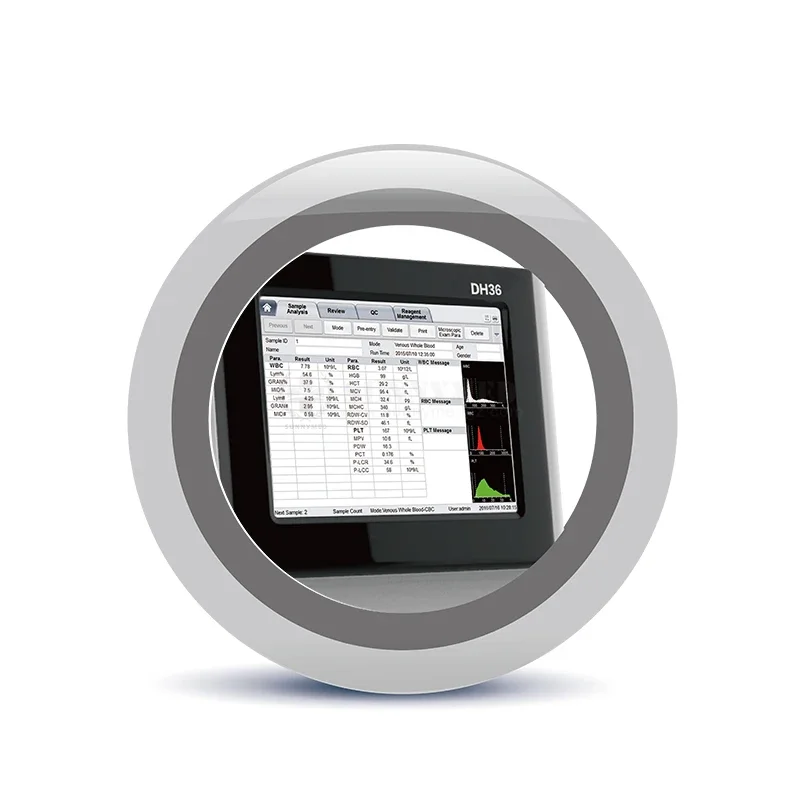 SY-DH36 analyseur d'hématologie d'utilisation vétérinaire de haute qualité