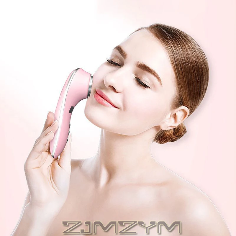 เครื่องทำความสะอาดผิวไอออนิกเครื่องเสริมความงามแบบเหนี่ยวนำไอออนร้อนและเย็นอเนกประสงค์พร้อมจอแสดงผล HD