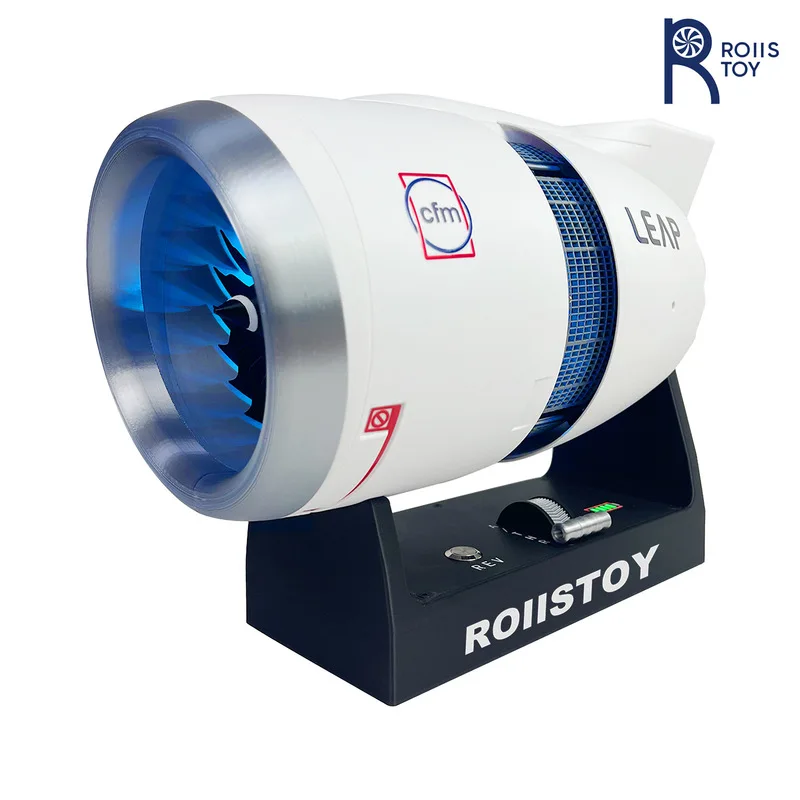 

Air China C919 Turbofan Engine Model Electric Powered with Spinning Blades and Sound Ready-to-Display Desktop Gift for Aviation