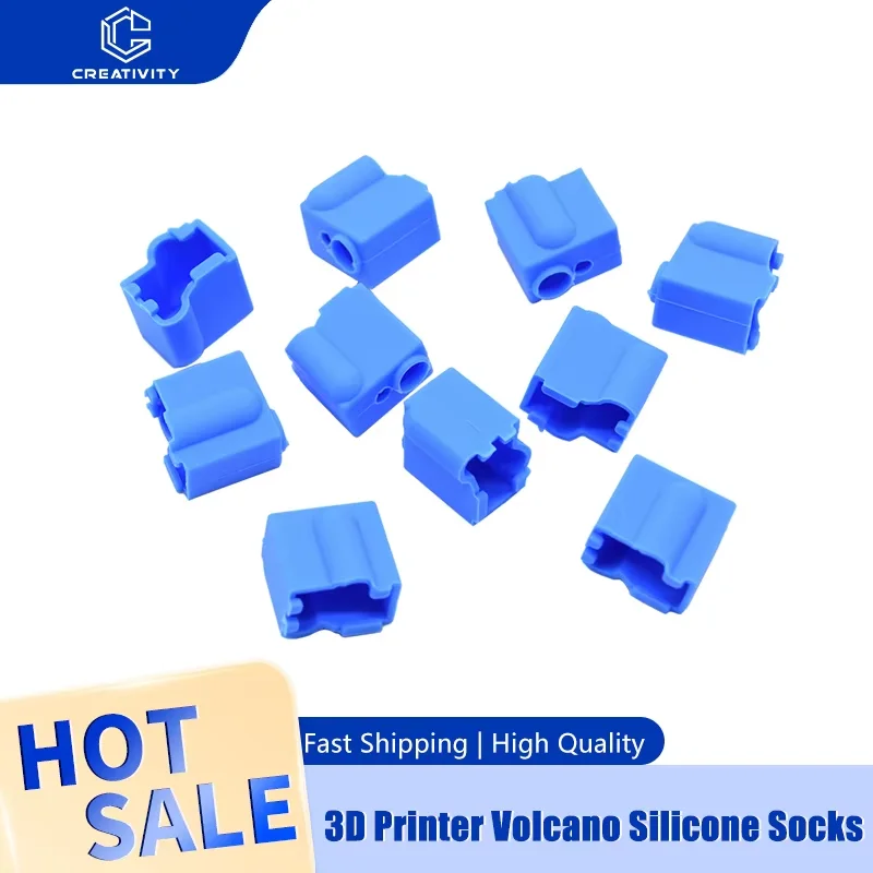 Креативная часть 3D-принтера, силиконовые носки Volcano для Sidewinder X1 Genius Volcano, тепловой блок J-Head Hotend, крышка блока экструдера
