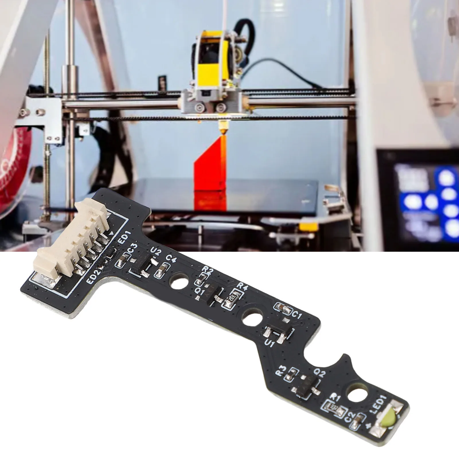 Filament Feed Sensor Board Filament Feed Sensor Board Replacement for Bambu  P1P P1S 3D Printer AMS Sensing Control PCB Board