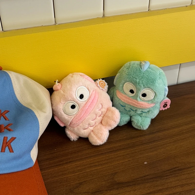 Bonito palhaço sanrio sereia handon chaveiro de pelúcia pingente mochila casal acessórios lembranças para presentes de natal