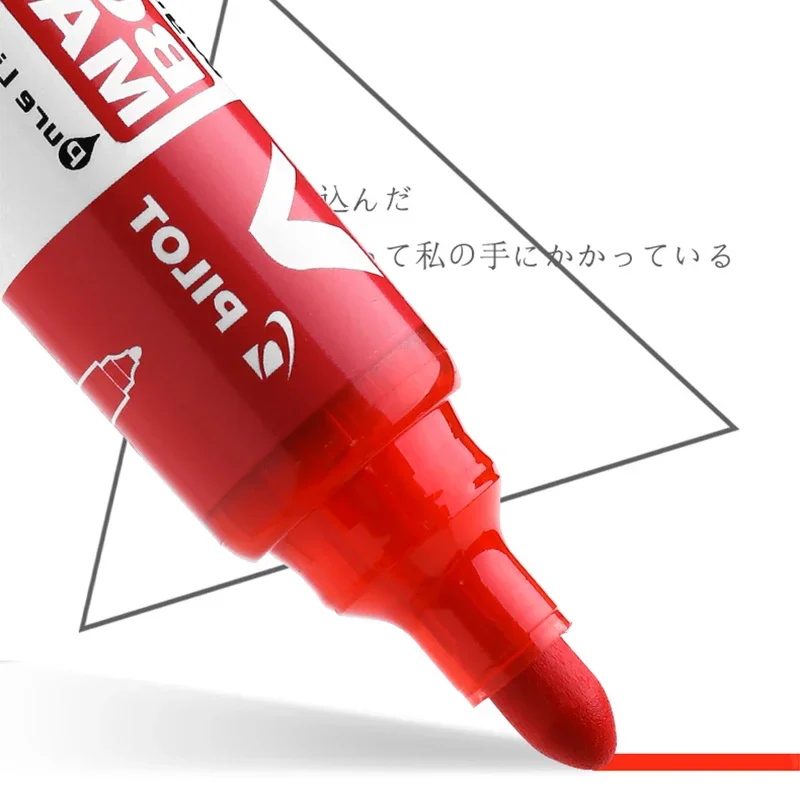 6 Pcs Pilot Whiteboard Marker Is Environmentally Friendly and Non-toxic 2.3mm (Medium Bullet) Refillable Ink Classroom Supplies