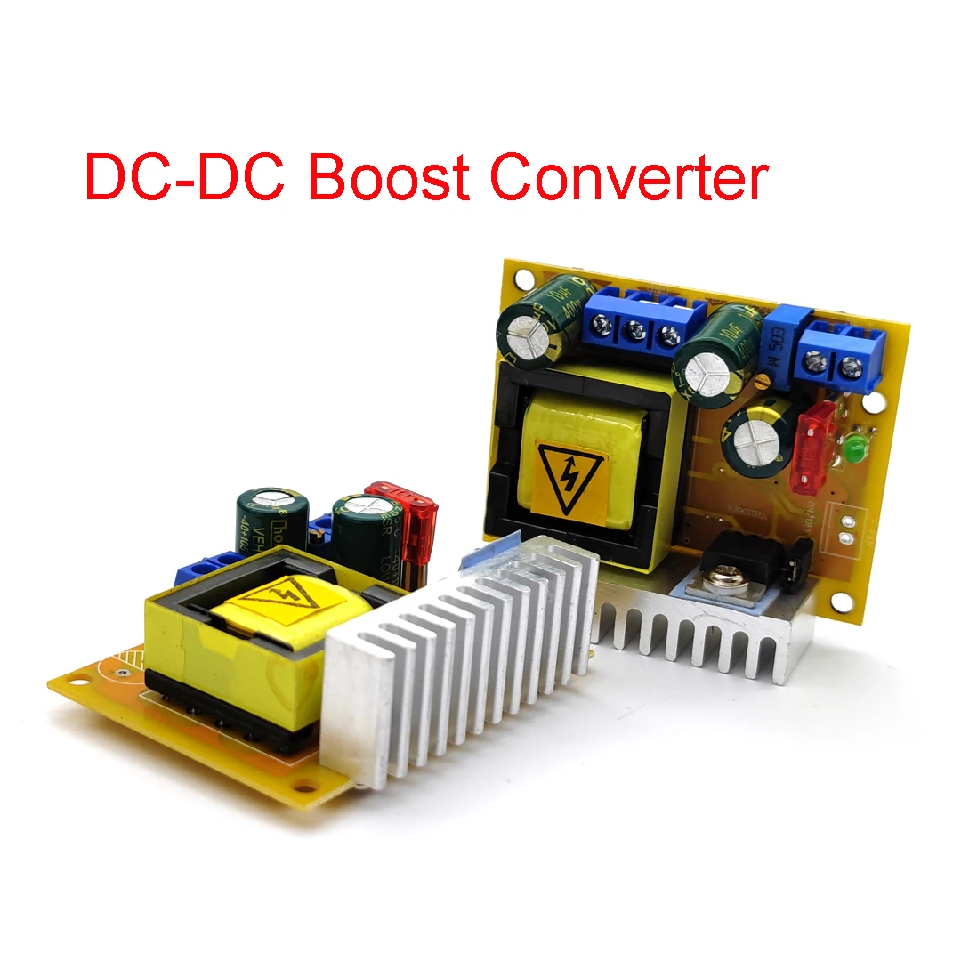 8-32V To 45-390V DC-DC Boost Converter Step Up Power Supply Module High Voltage ZVS Capacitor Charging Board