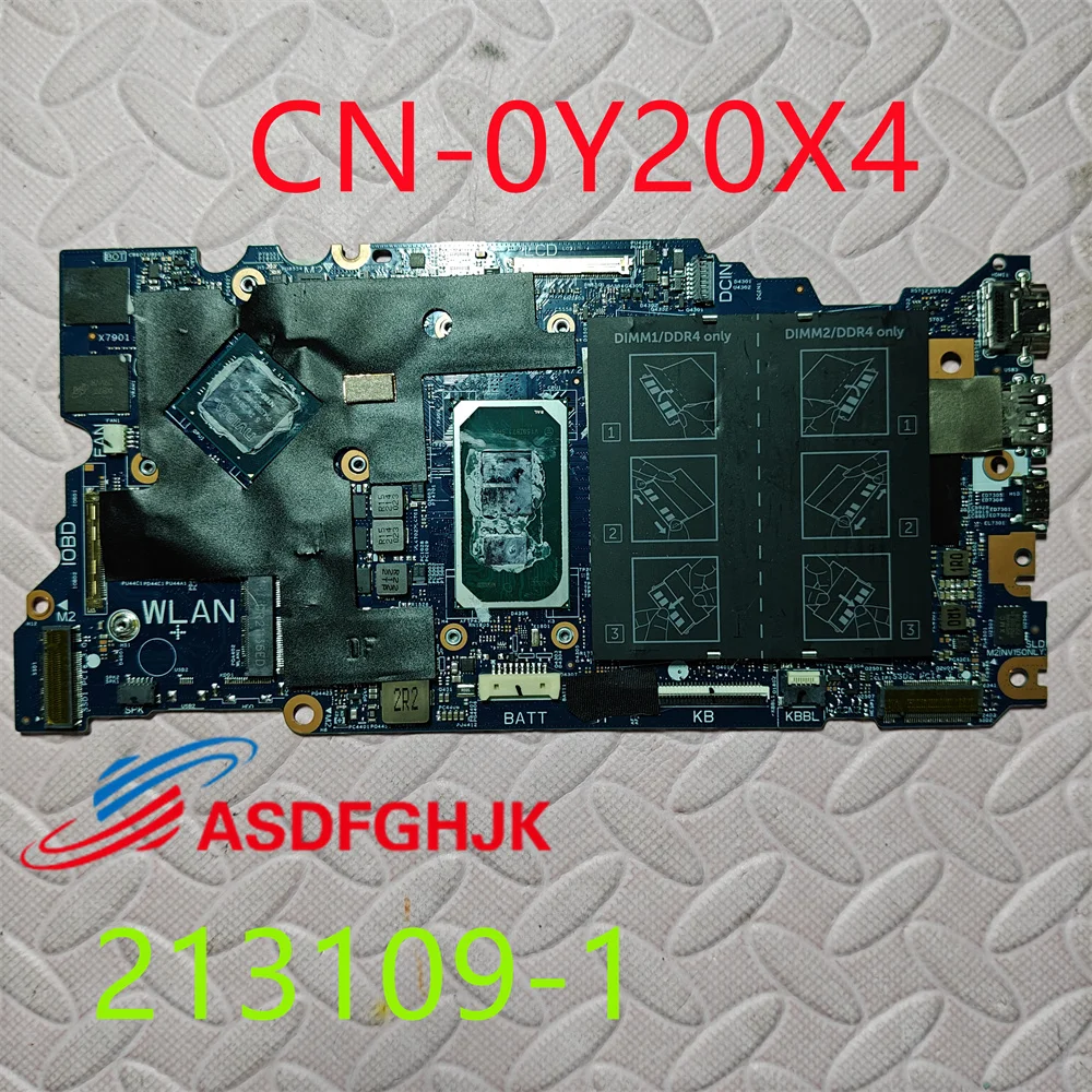 Scheda Madre For Inspiron 15 5510 5518 Motherboard 213109-1 I7-11390H CN-0Y20X4 0Y20X4 Y20X4 In Good Condition