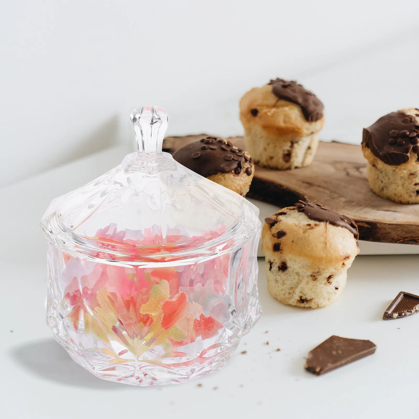 

Стеклянная шкатулка для украшений с крышкой, прозрачный контейнер для хранения серег, колец, ожерелий, мелочей, конфет, подарков на свадьбу или День святого Валентина, для демонстрации