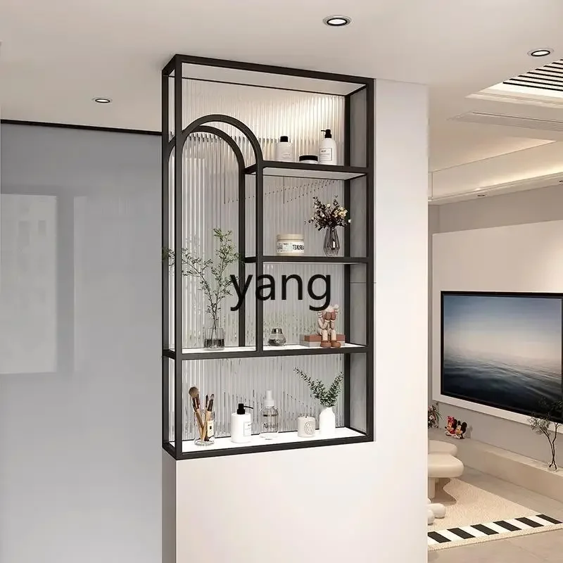 LH  bathroom half wall screen cabinet entrance living room dry area washing table rack