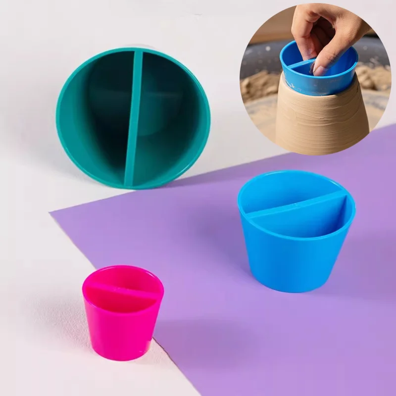 3pcs/set Creative Rim Cone Pottery Tool Ceramic Clay-shaped Edge Shape Teapot Round Meter Quick Shaping Pot Mouth Ceramic Tool