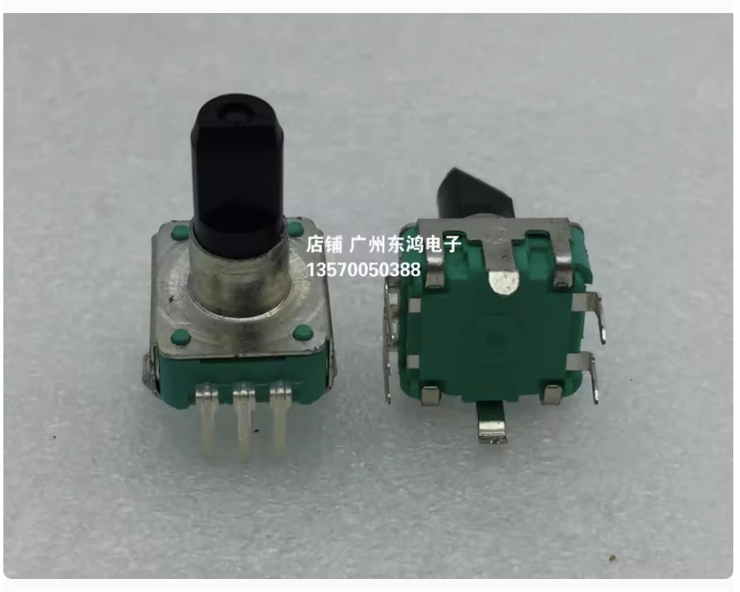 1 PCS Taiwan Puyao F rotary encoder EC12 type encoding potentiometer with switch 12 positioning 12 pulse shaft length 15