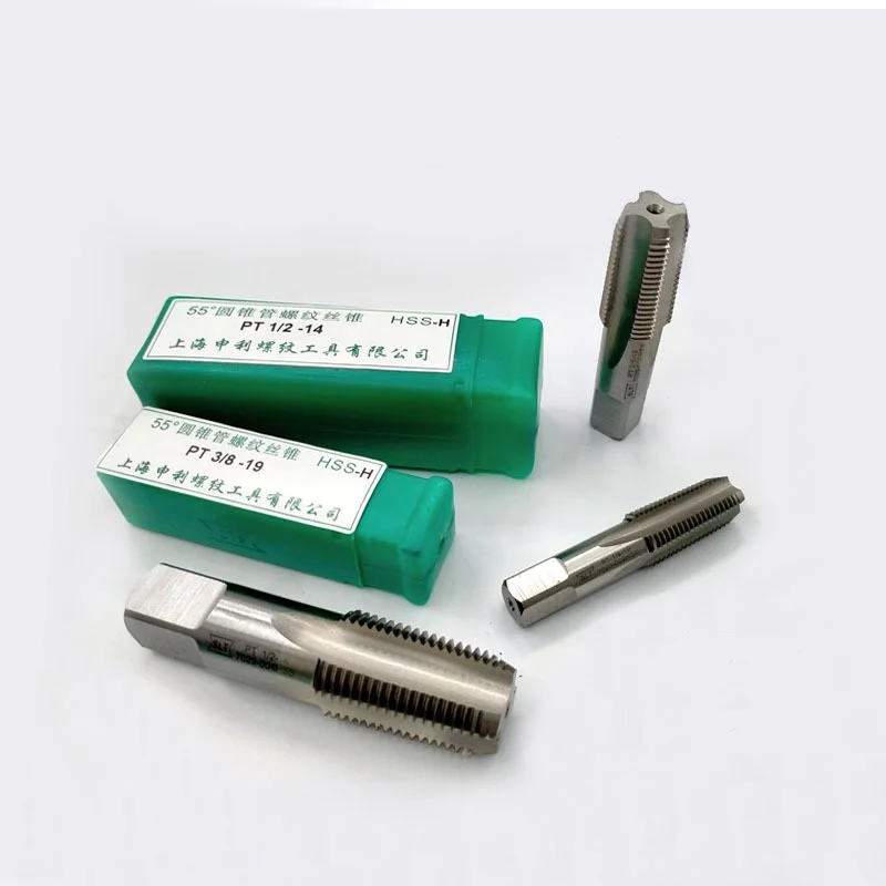 The screwlike four longitudinal flutes groove thread cutter tap tool