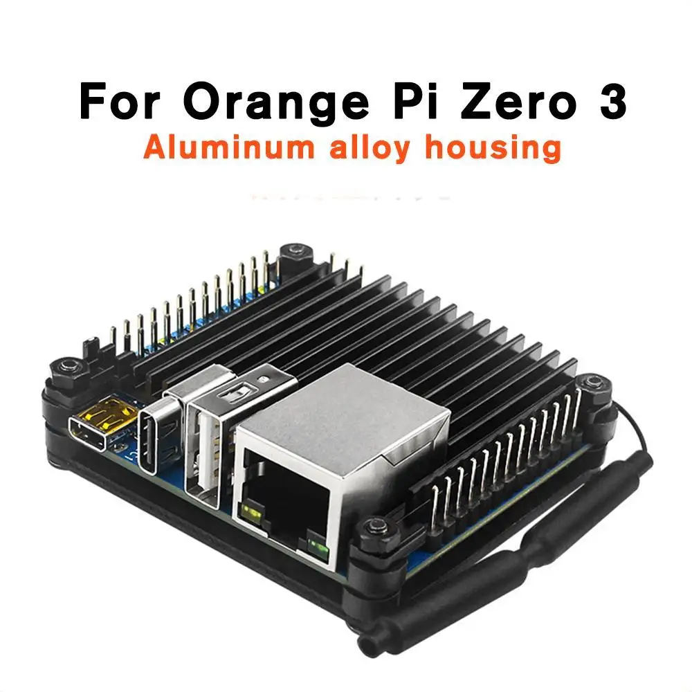 For Orange Pi Zero 3 Aluminum Alloy Shell Case Passive Heat Dissipation Protective Shell For Orange Pi Zero 3 Accessories