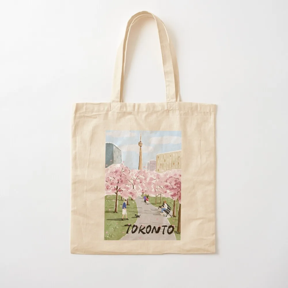 Toronto Landmarks - Trinity Bellwoods Park in Spring Tote Bag tote bag screen Large bags for women sac pour femme