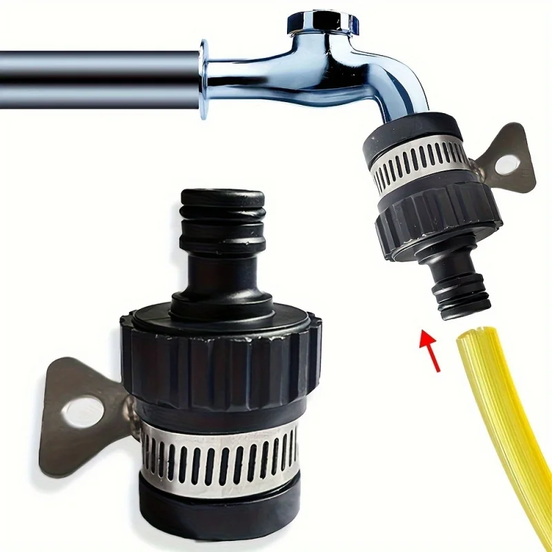 ABS Universal Connector: Multifunctional Connector, Ordinary Faucet Swivel Nipple Connector, Universal Plastic Connector for Tap