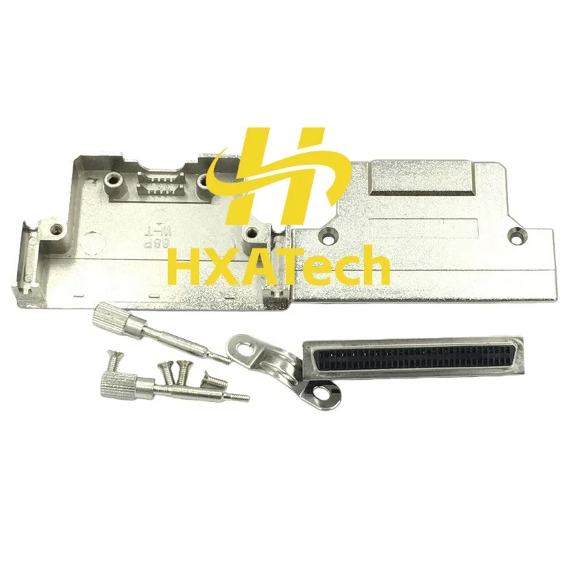 HXATech- SCSI HPDB68 Female Plug MD68F-AS SCSI 68Pin Connector DB68-pin Welding wire female Adapter